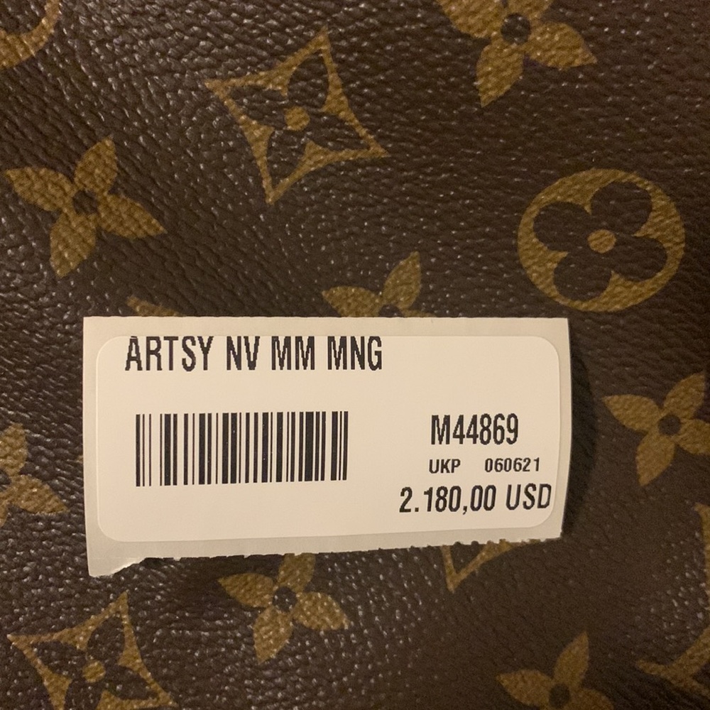 Brown and tan Louis Vuitton bag. Never used. In dust bag, box and shopping bag. - Picture 2 of 4